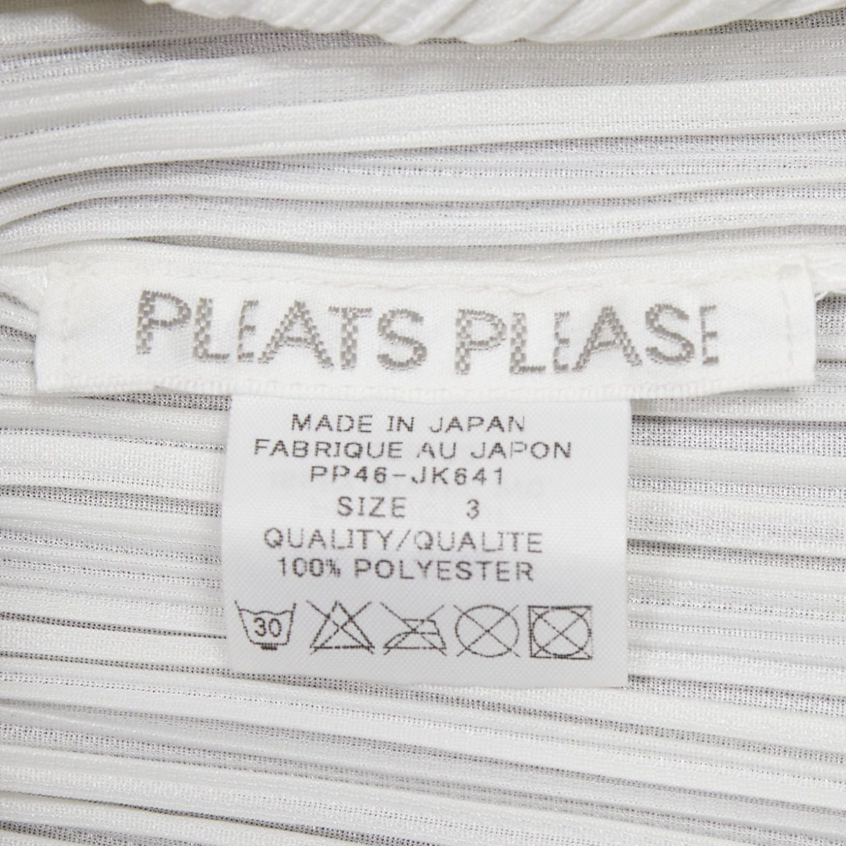 Issey Miyake rare ISSEY MIYAKE Pleats Please white cucumber mushroom print face top JP3 L Size M / US 6-8 / IT 42-44 - 8 Thumbnail