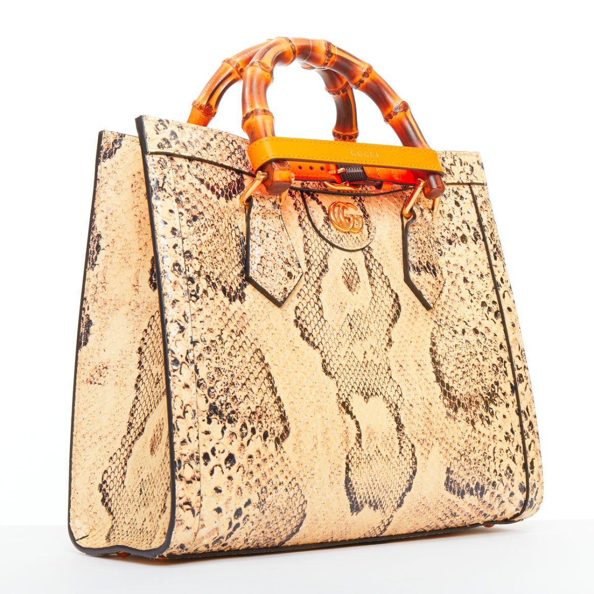 Gucci GUCCI Diana NM Small bamboo handle scaled leather crossbody bag Size ONE SIZE - 3 Thumbnail