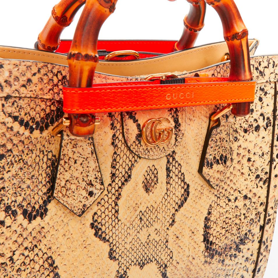 Gucci GUCCI Diana NM Small bamboo handle scaled leather crossbody bag Size ONE SIZE - 7 Thumbnail