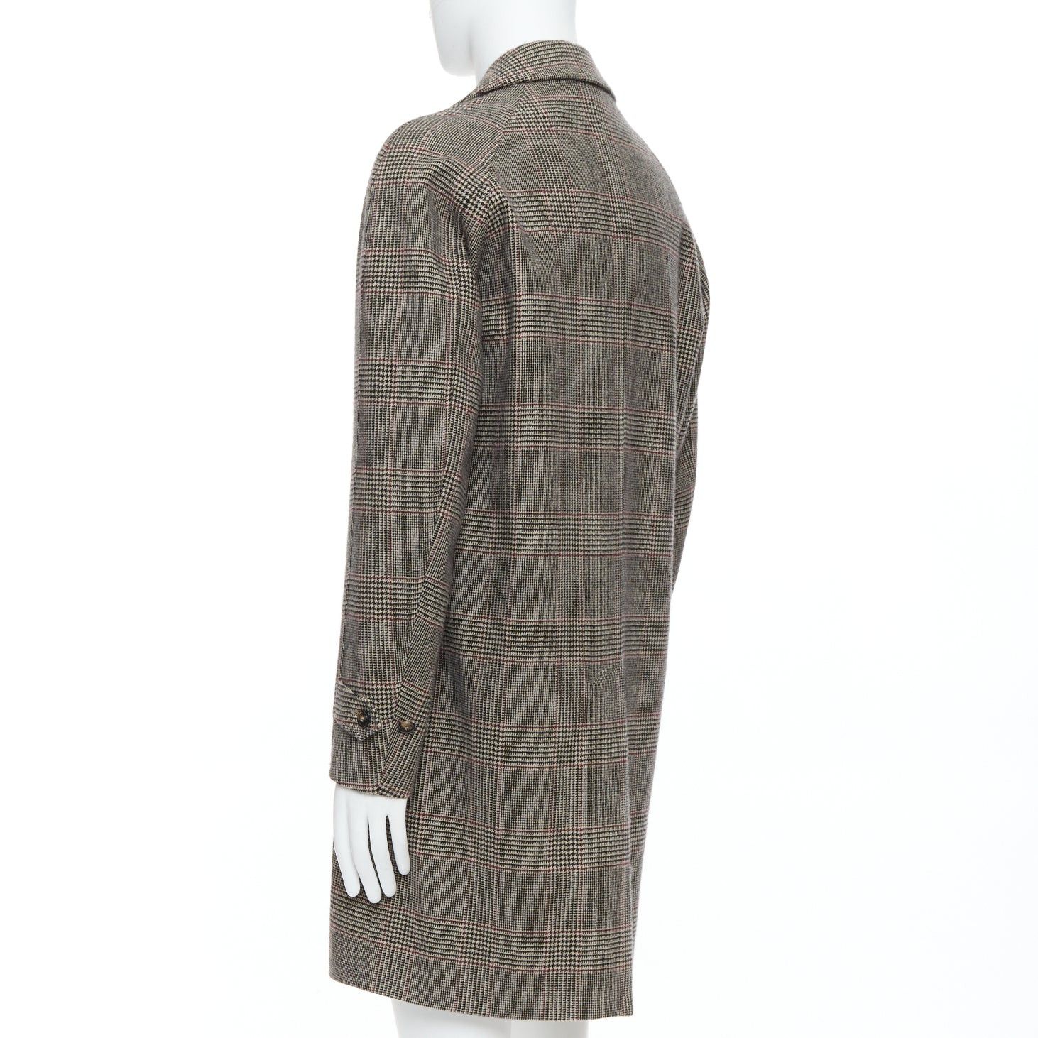 Loro Piana LORO PIANA Cashmere Green Storm System beige herringbone long coat M Size US M / EU 48-50 / 2 - 6 Thumbnail