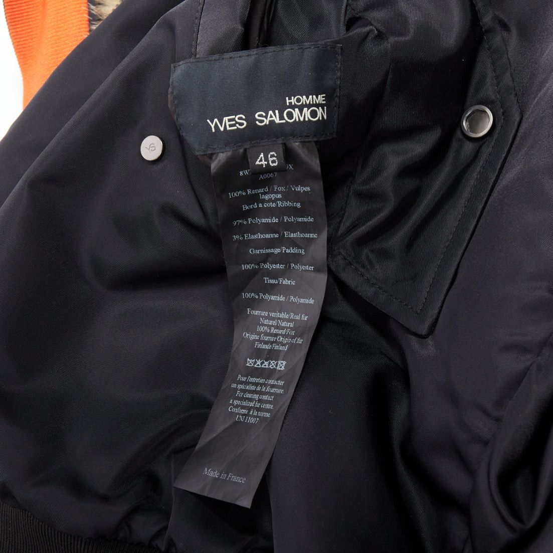 Yves Salomon YVES SALOMON HOMME brown genuine real fur lined oversized bomber jacket FR46 S Size US S / EU 44-46 / 1 - 9 Thumbnail
