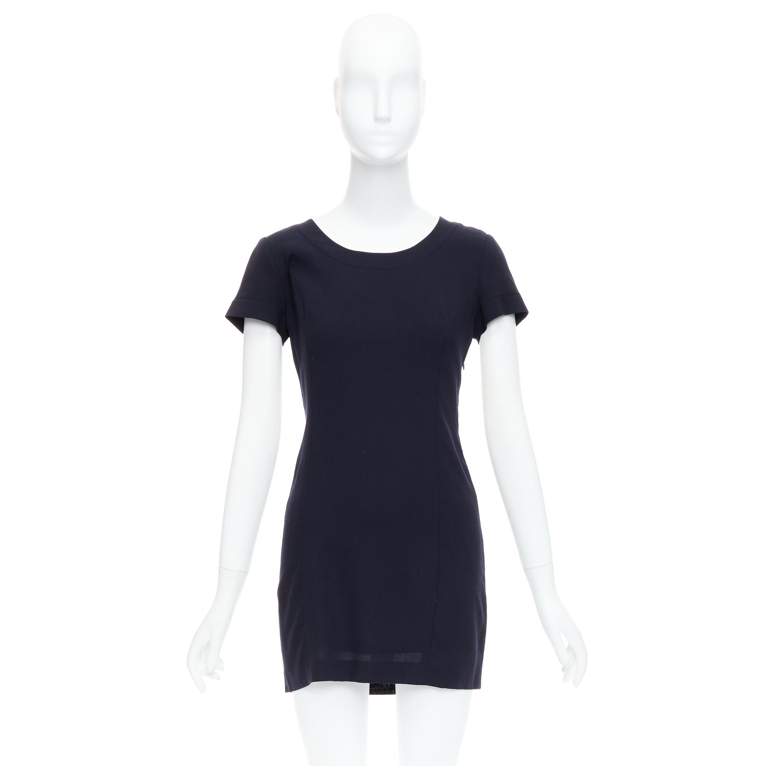 Gianfranco Ferre rare GIANFRANCO FERRE Vintage navy white suspender panelled dress IT40 S Size S / US 4 / IT 40 - 10 Thumbnail