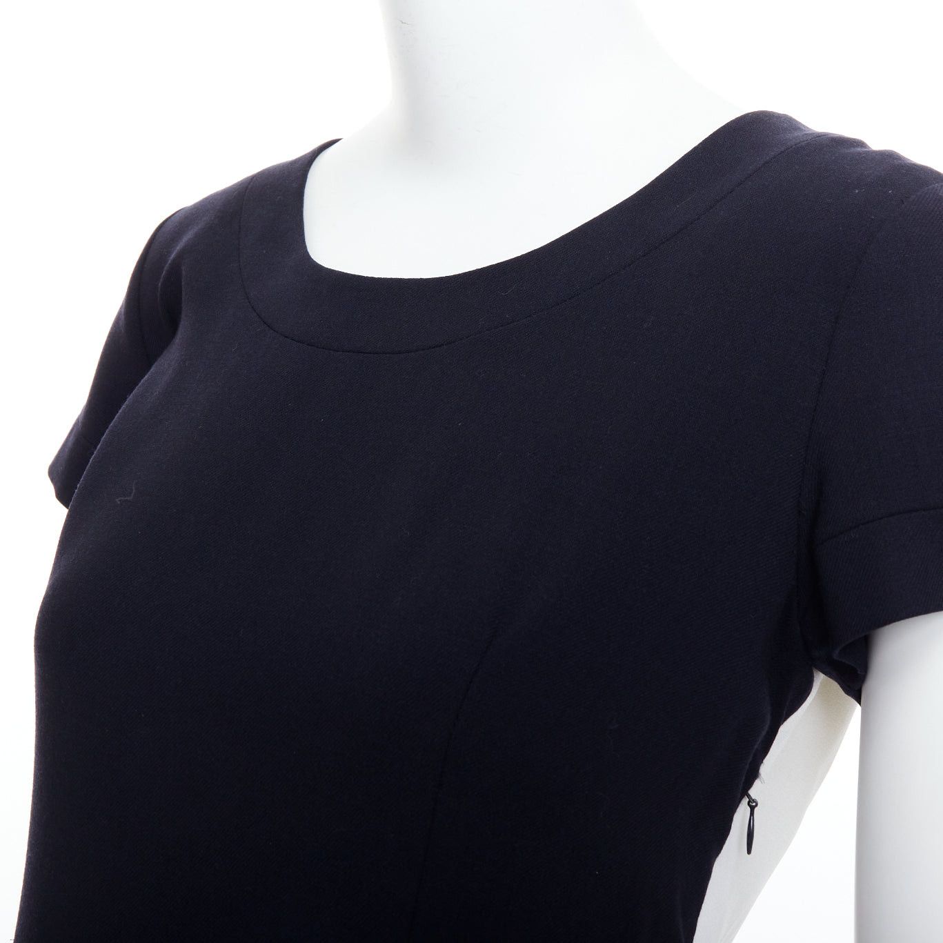 Gianfranco Ferre rare GIANFRANCO FERRE Vintage navy white suspender panelled dress IT40 S Size S / US 4 / IT 40 - 8 Thumbnail
