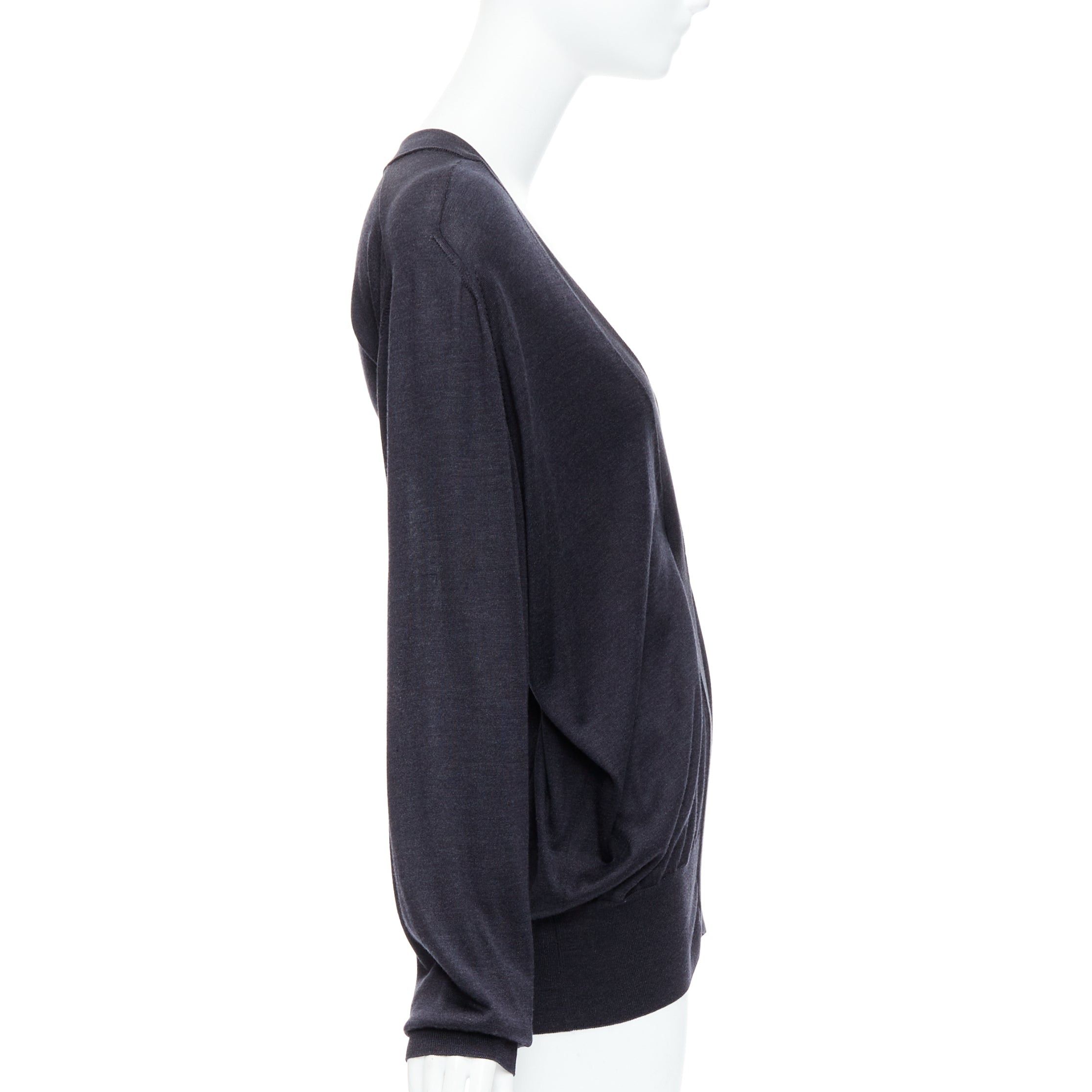 Maison Margiela MAISON MARGIELA 2011 black nude silk blend layered deconstructed sweater XS Size S / US 4 / IT 40 - 4 Thumbnail