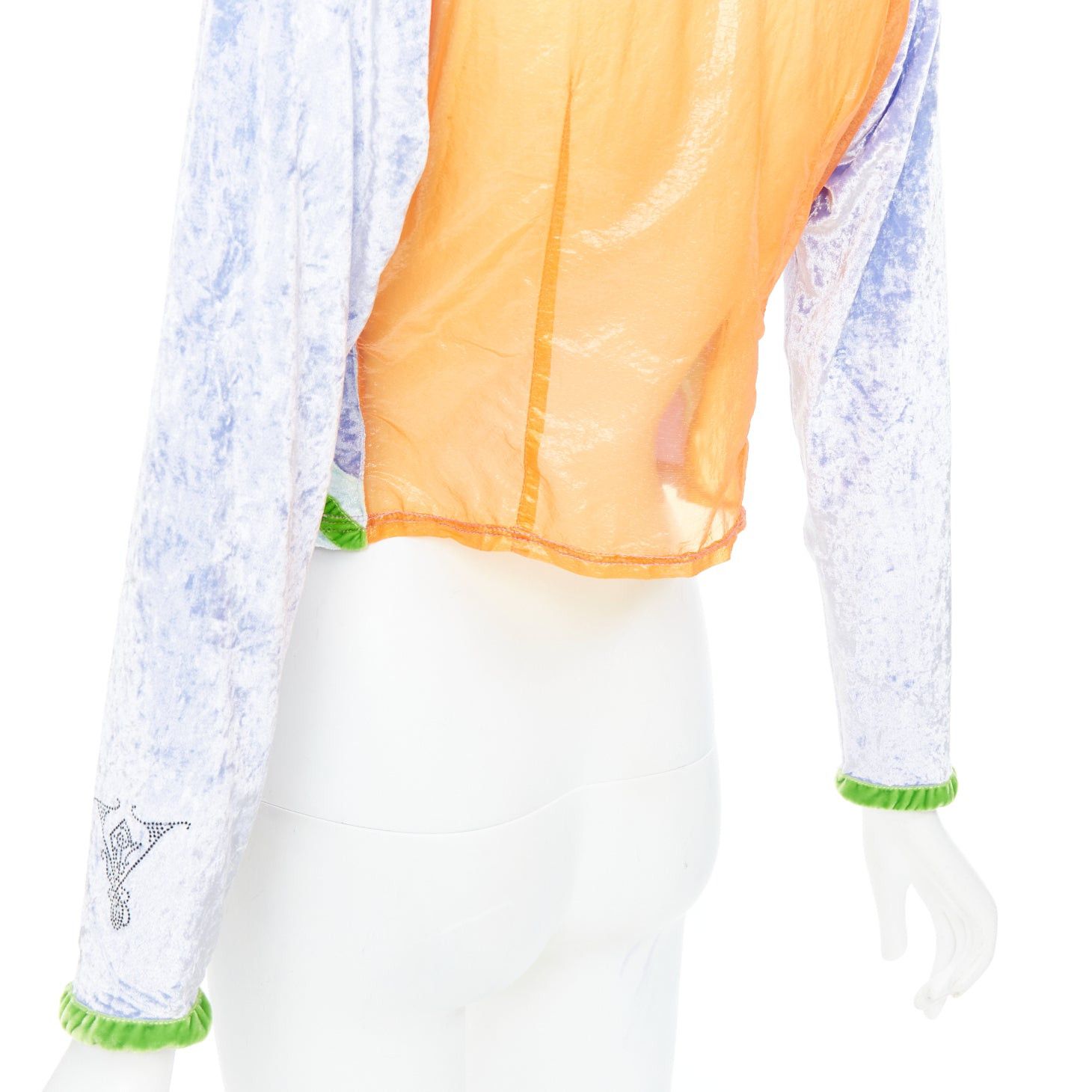 Voyage rare VOYAGE INVEST IN THE ORIGINAL green purple orange union jack cropped cardigan M Size M / US 6-8 / IT 42-44 - 7 Thumbnail