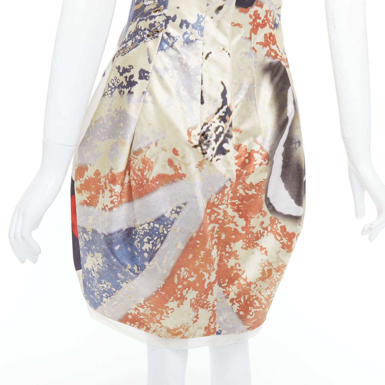 Alexander McQueen rare ALEXANDER MCQUEEN 2008 God Save The Queen Elizabeth strapless dress IT40 S Size S / US 4 / IT 40 - 10 Thumbnail