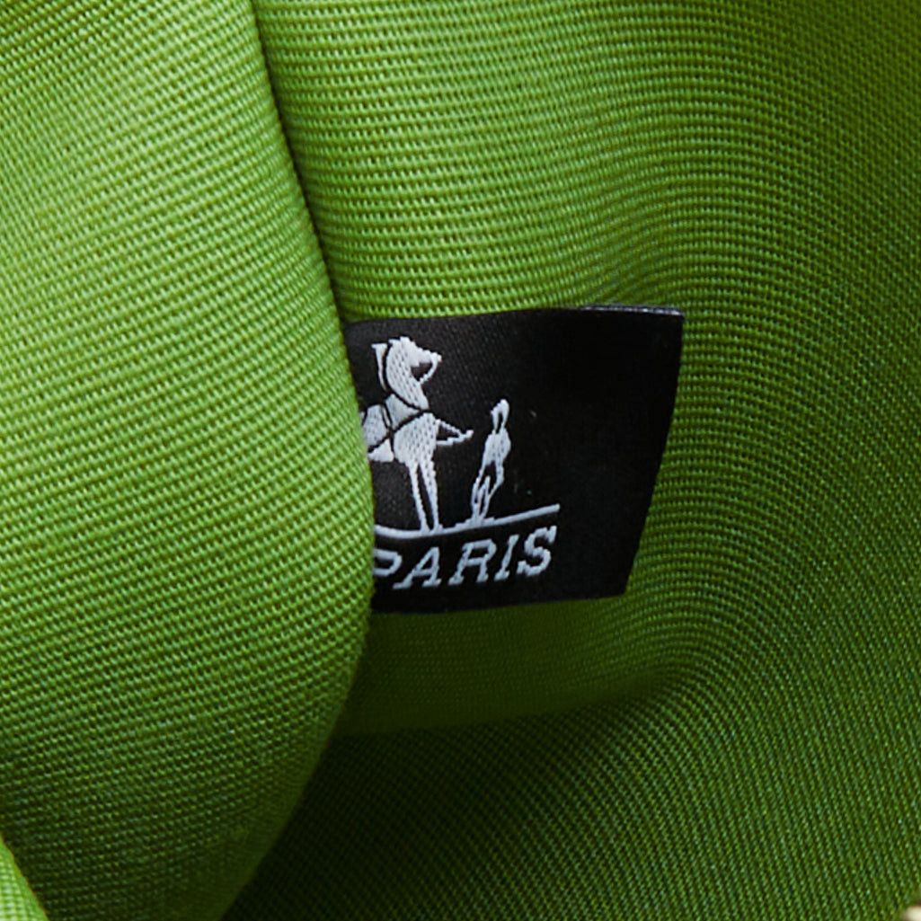 Hermes rare HERMES Herbag A Dos Vert Criquet green black canvas palladium backpack Size ONE SIZE - 13 Thumbnail
