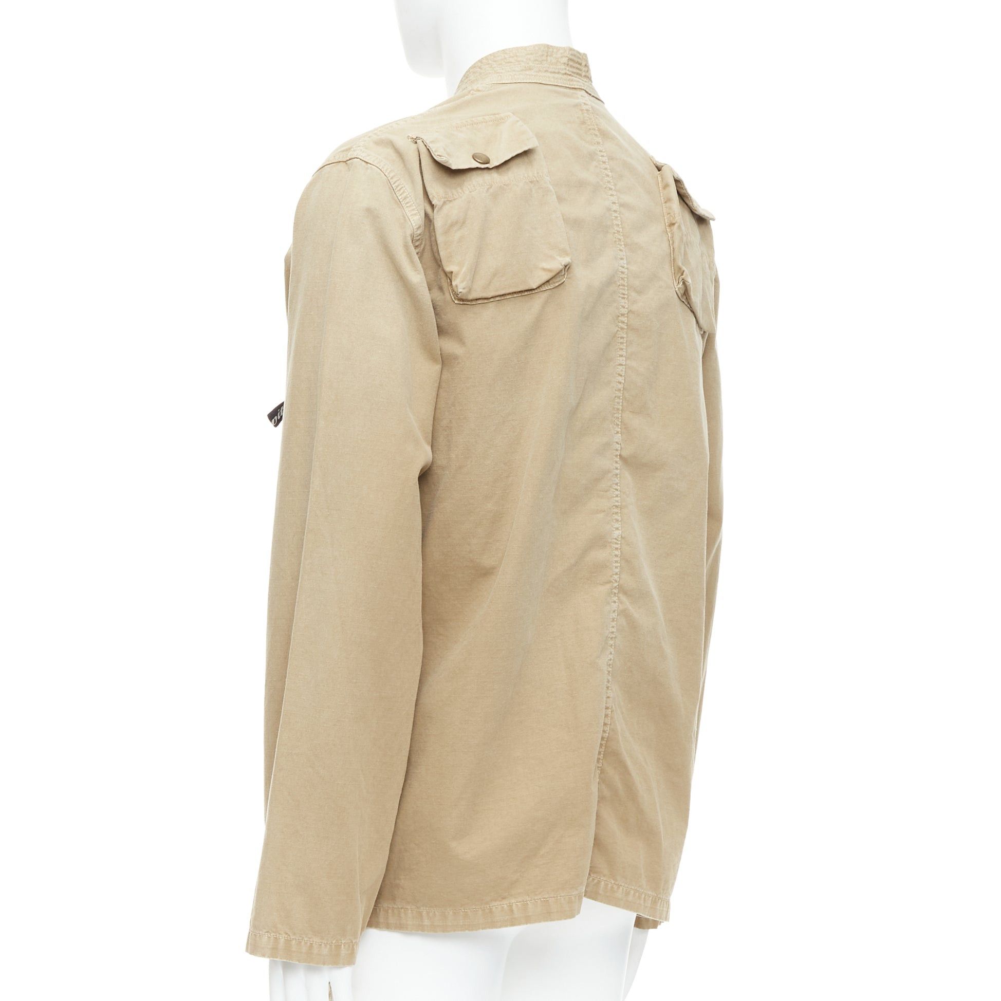 Kapital KAPITAL 2022 beige cotton multi cargo pocket kimono jacket JP4 XL Size US XL / EU 56 / 4 - 6 Thumbnail