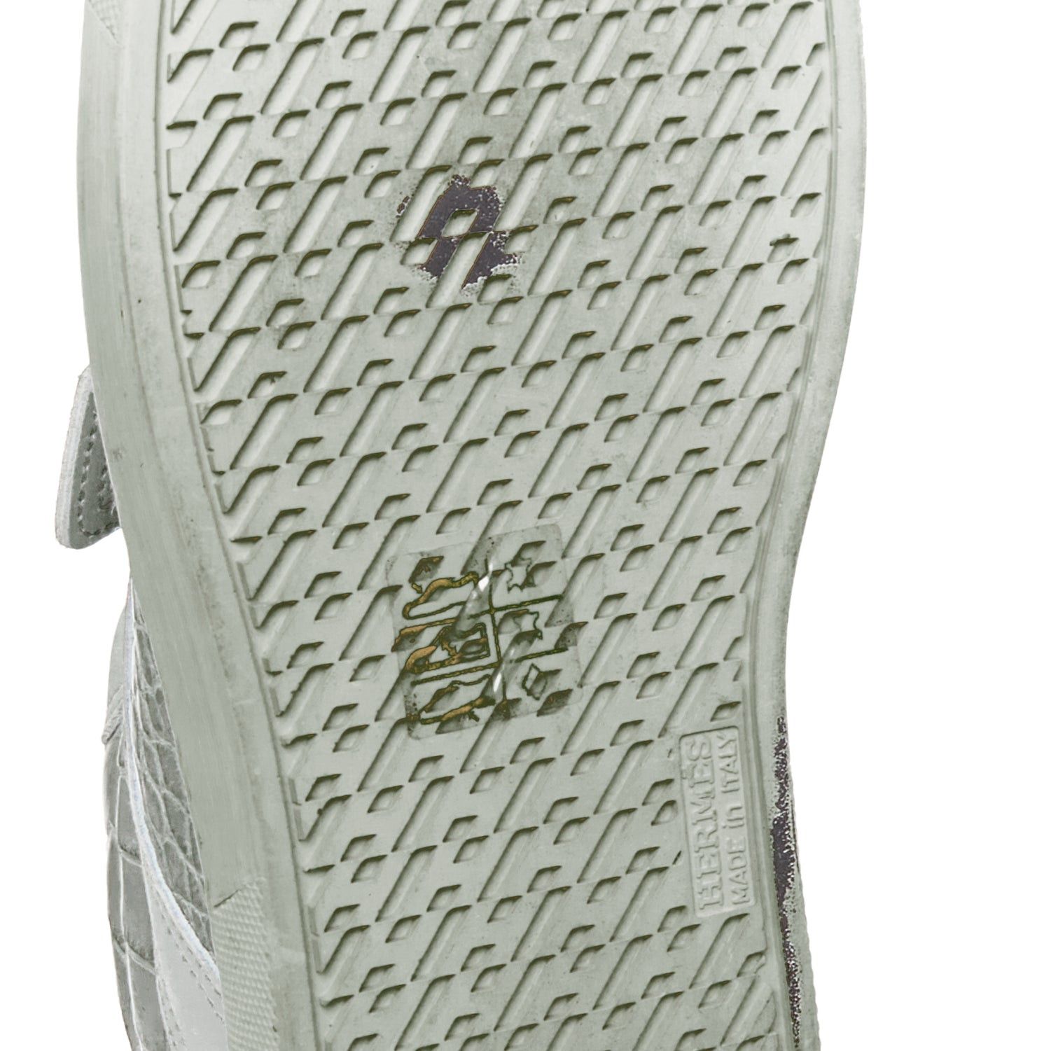 Hermes HERMES grey croc leather colorblock high top sneaker EU41.5 Kanye West Size US 8.5 / EU 41-42 - 10 Thumbnail