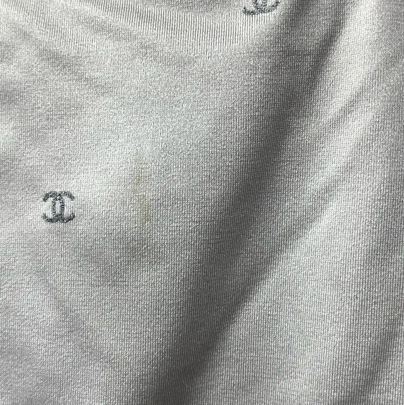 Chanel Chanel Gray Cotton T-Shirt for Women 0089 Size ONE SIZE - 5 Thumbnail