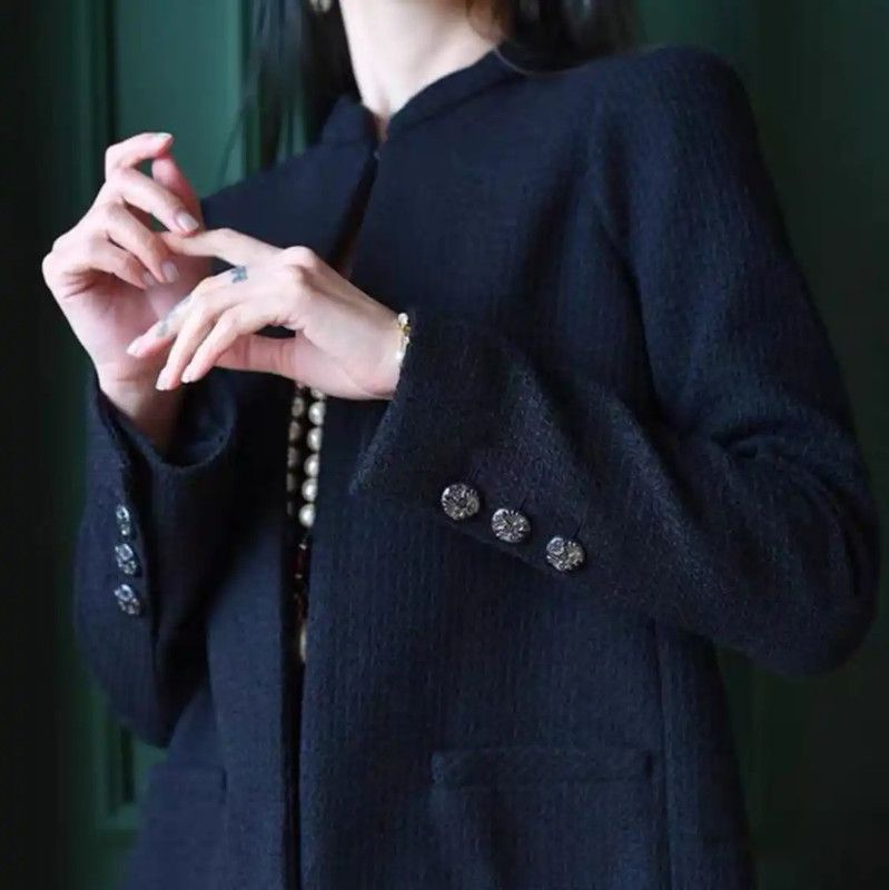 Chanel Chanel Black Women's Cardigan Size M 0089 Size M / US 6-8 / IT 42-44 - 7 Thumbnail