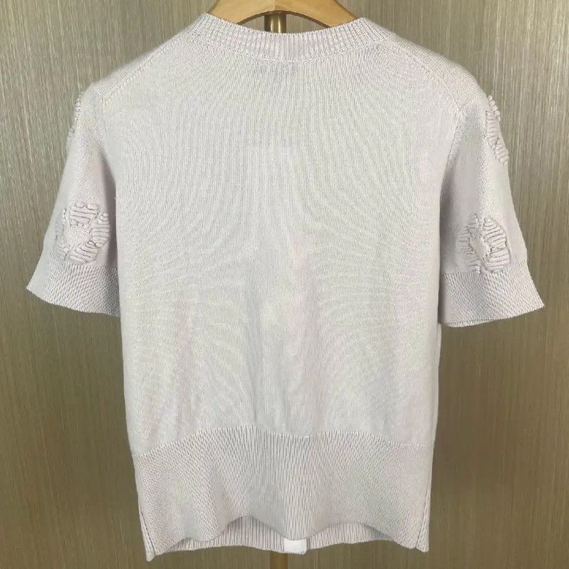 Chanel Chanel Pink Women's Cashmere Cardigan 0089 Size M / US 6-8 / IT 42-44 - 2 Thumbnail