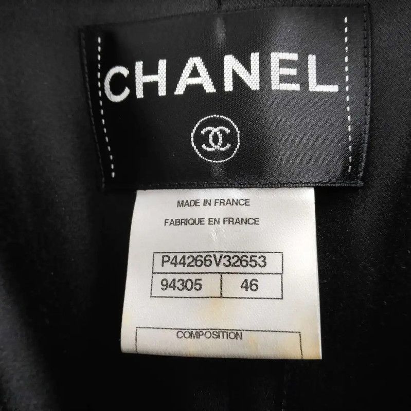 Chanel Chanel XL Winter Black Long Coat 0089 Size XL / US 12-14 / IT 48-50 - 3 Thumbnail
