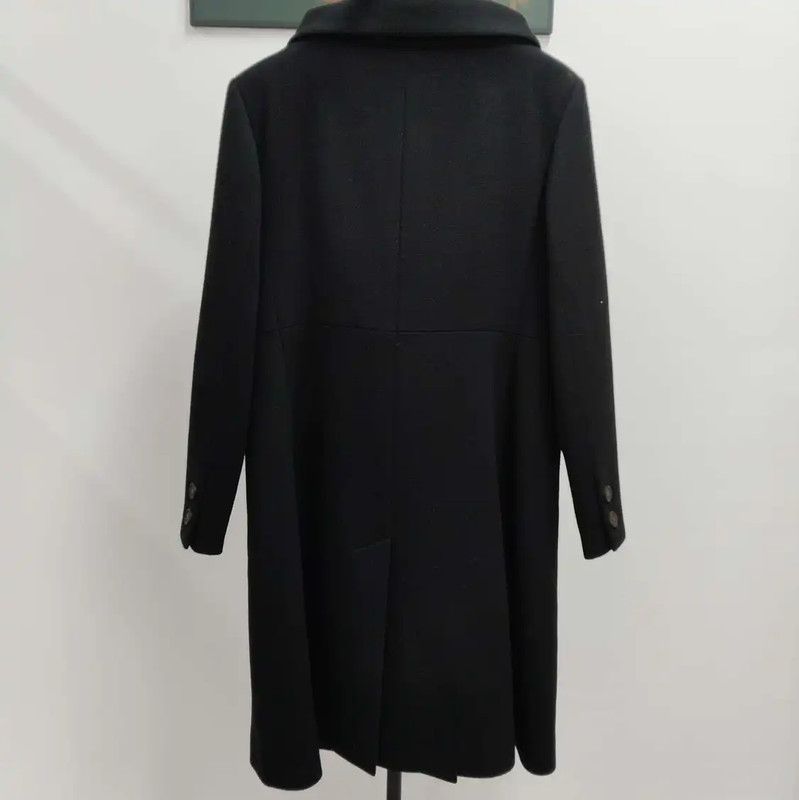 Chanel Chanel XL Winter Black Long Coat 0089 Size XL / US 12-14 / IT 48-50 - 2 Thumbnail