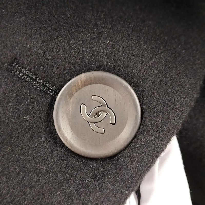Chanel Chanel XL Winter Black Long Coat 0089 Size XL / US 12-14 / IT 48-50 - 5 Thumbnail