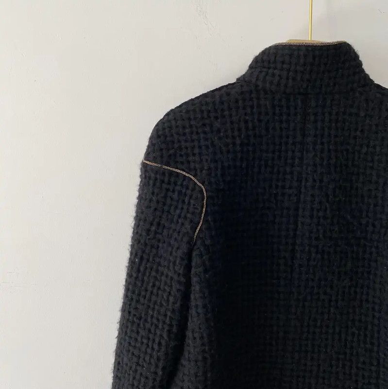 Chanel Chanel Black Wool Cardigan for Women 0089 Size M / US 6-8 / IT 42-44 - 6 Thumbnail