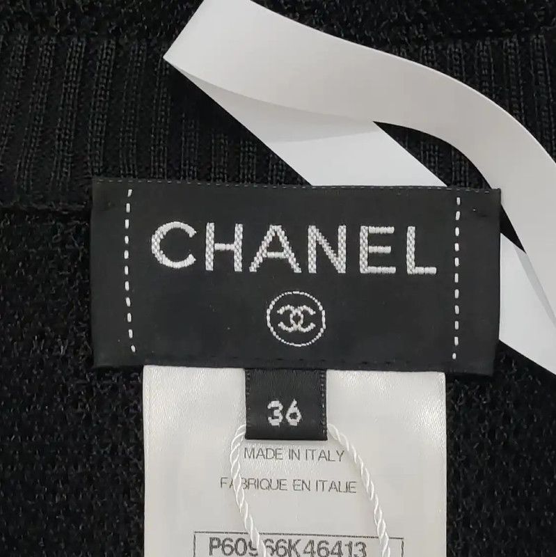 Chanel Chanel Black Women's Pullover Sweater 0089 Size M / US 6-8 / IT 42-44 - 5 Thumbnail