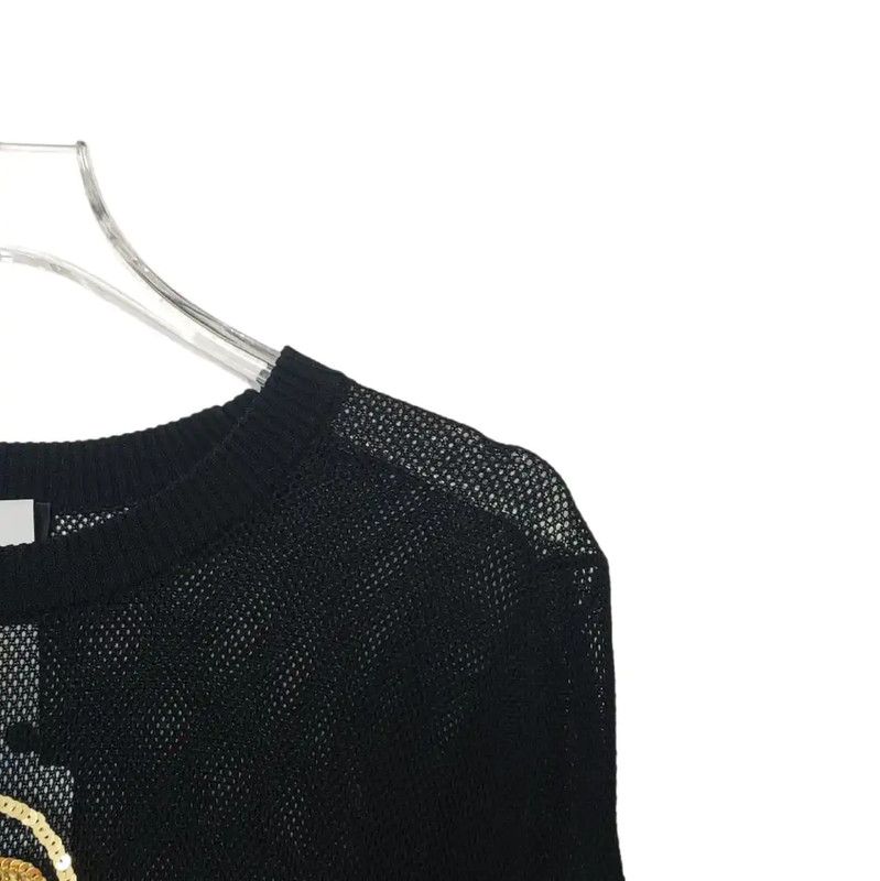 Chanel Chanel Black Women's Pullover Sweater 0089 Size M / US 6-8 / IT 42-44 - 3 Thumbnail
