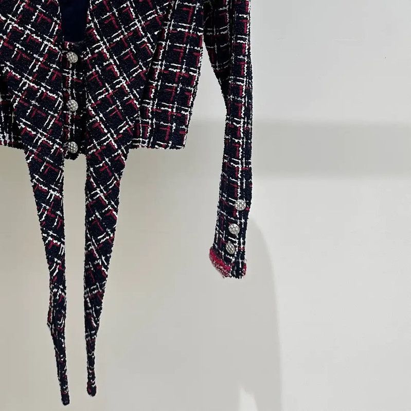 Chanel Chanel Black Tweed Cropped Cardigan for Women 0089 Size XS / US 0-2 / IT 36-38 - 3 Thumbnail