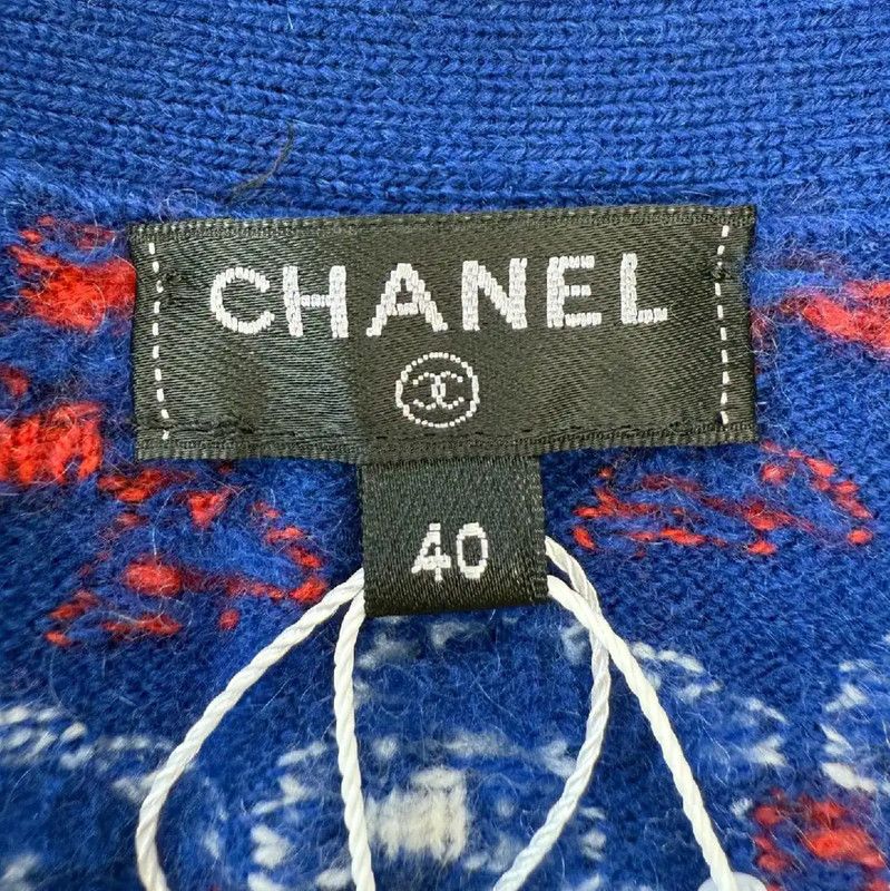Chanel Chanel Winter Color-Block Wool Sweater for Women 0089 Size L / US 10 / IT 46 - 5 Thumbnail