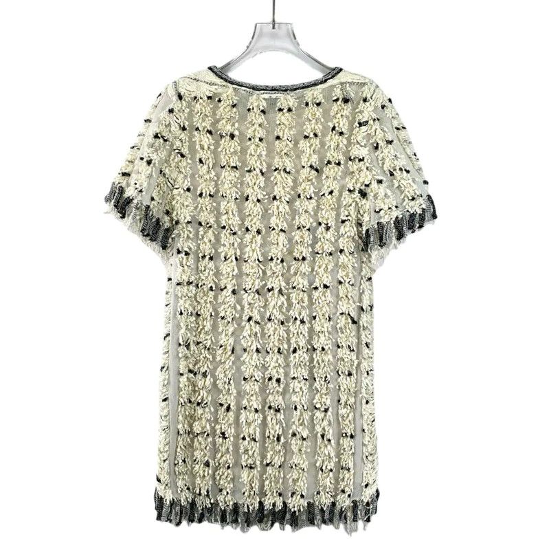 Chanel Chanel Beige Cotton Women's Dress - XS Size 0089 Size XS / US 0-2 / IT 36-38 - 2 Thumbnail