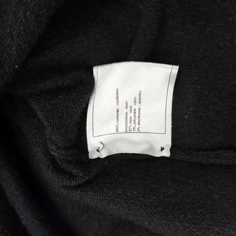 Chanel Chanel Black Wool Blend Midi Dress 0089 Size L / US 10 / IT 46 - 7 Thumbnail
