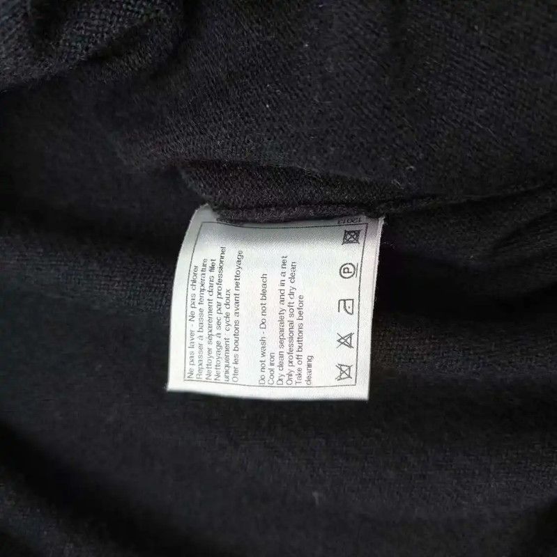 Chanel Chanel Black Wool Blend Midi Dress 0089 Size L / US 10 / IT 46 - 6 Thumbnail