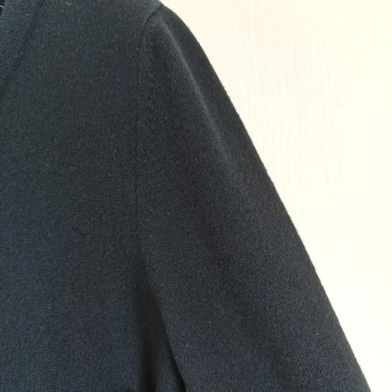 Chanel Chanel Black Wool Blend Midi Dress 0089 Size L / US 10 / IT 46 - 5 Thumbnail