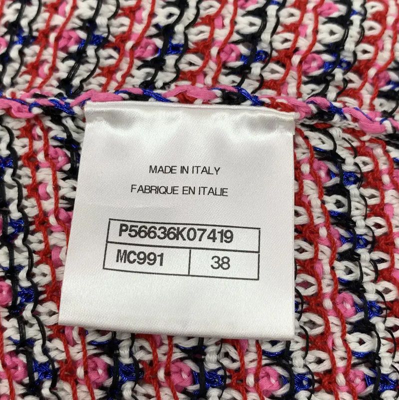 Chanel Chanel Pink Cotton Short-Sleeve Sweater 0089 Size S / US 4 / IT 40 - 7 Thumbnail