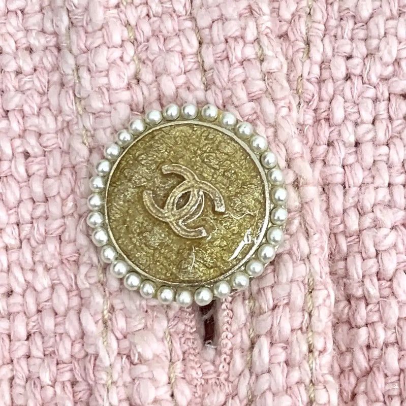 Chanel Chanel Pink Jacket for Women 0089 Size XXS / US 00 / IT 34 - 5 Thumbnail