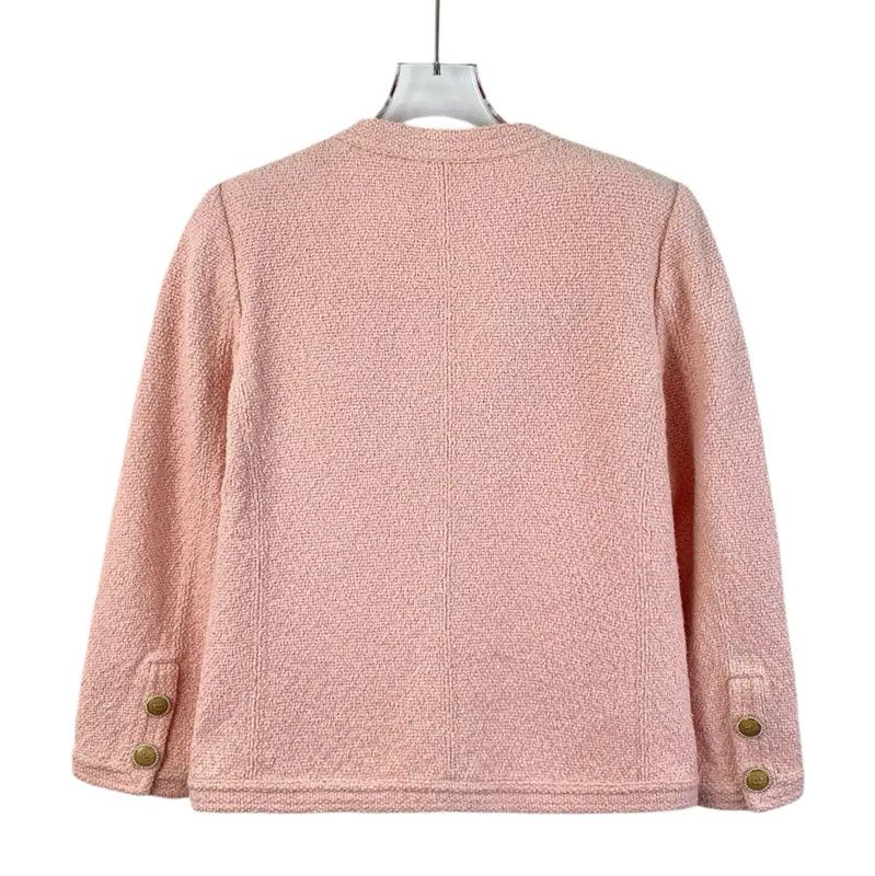 Chanel Chanel Pink Jacket for Women 0089 Size XXS / US 00 / IT 34 - 2 Thumbnail