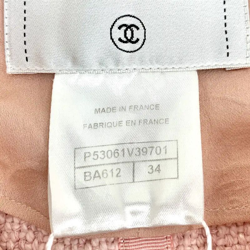 Chanel Chanel Pink Jacket for Women 0089 Size XXS / US 00 / IT 34 - 7 Thumbnail