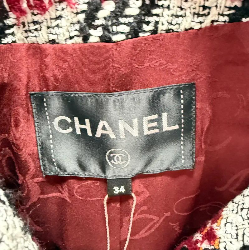 Chanel Chanel Color-Blocked Cotton Cardigan for Women 0089 Size XS / US 0-2 / IT 36-38 - 7 Thumbnail