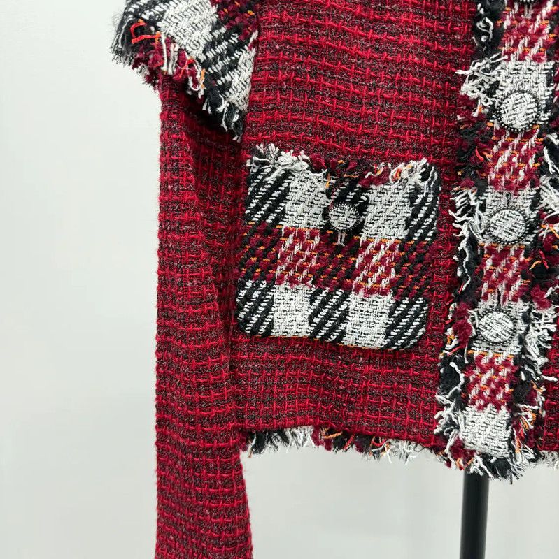 Chanel Chanel Color-Blocked Cotton Cardigan for Women 0089 Size XS / US 0-2 / IT 36-38 - 5 Thumbnail