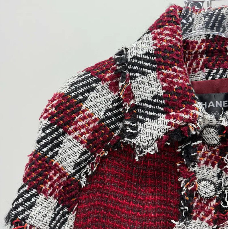 Chanel Chanel Color-Blocked Cotton Cardigan for Women 0089 Size XS / US 0-2 / IT 36-38 - 3 Thumbnail