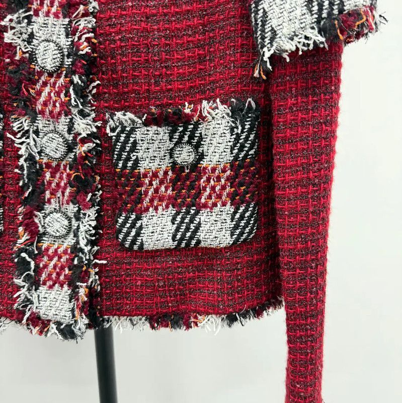 Chanel Chanel Color-Blocked Cotton Cardigan for Women 0089 Size XS / US 0-2 / IT 36-38 - 6 Thumbnail