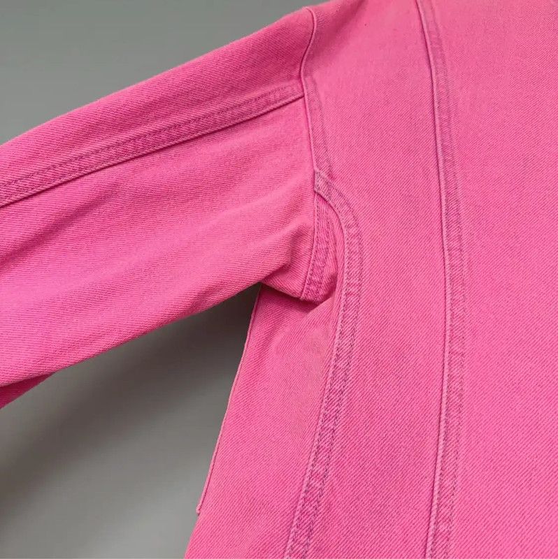 Chanel Chanel Pink Denim Long Sleeve Cardigan 0089 Size M / US 6-8 / IT 42-44 - 7 Thumbnail