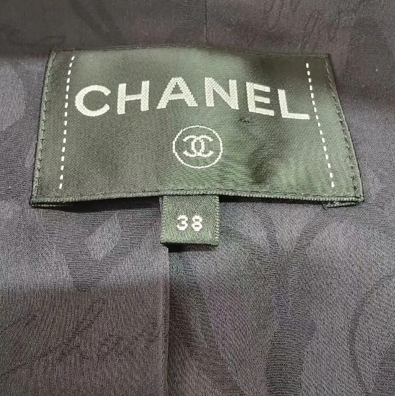 Chanel Chanel Blue Women's Coat with Belt 0089 Size S / US 4 / IT 40 - 5 Thumbnail