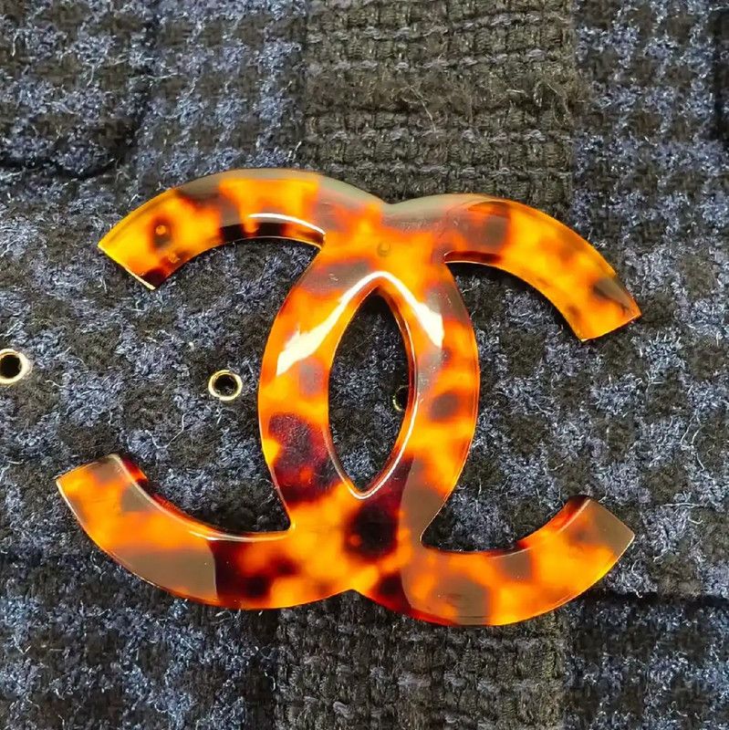 Chanel Chanel Blue Women's Coat with Belt 0089 Size S / US 4 / IT 40 - 3 Thumbnail