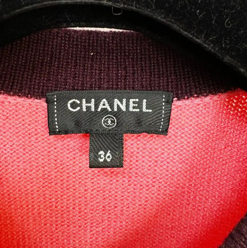 Chanel Chanel Pink Cashmere Cardigan for Women 0089 Size S / US 4 / IT 40 - 2 Thumbnail
