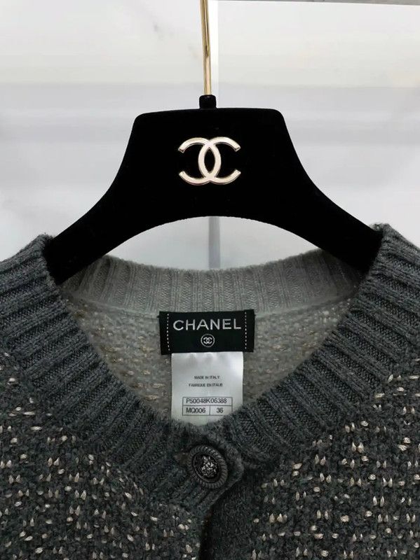 Chanel Chanel Color Block Cashmere Blend Cardigan 0089 Size S / US 4 / IT 40 - 3 Thumbnail