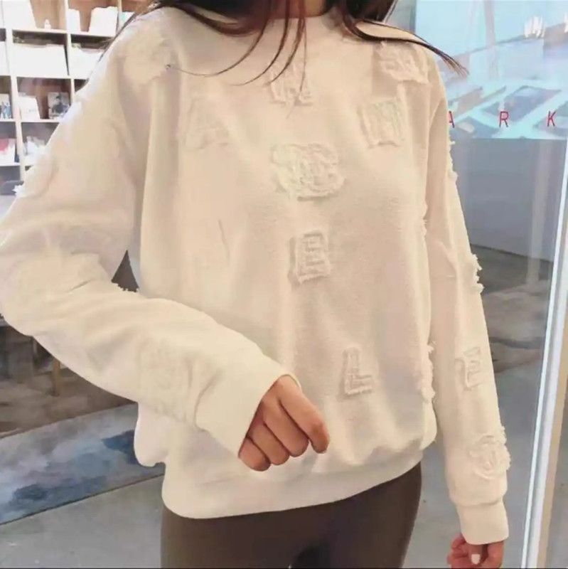 Chanel Chanel White Women's Sweatshirt with Logo Design 0089 Size S / US 4 / IT 40 - 7 Thumbnail