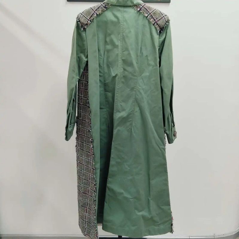 Chanel Chanel Long Cotton Trench Coat for Women 0089 Size M / US 6-8 / IT 42-44 - 2 Thumbnail