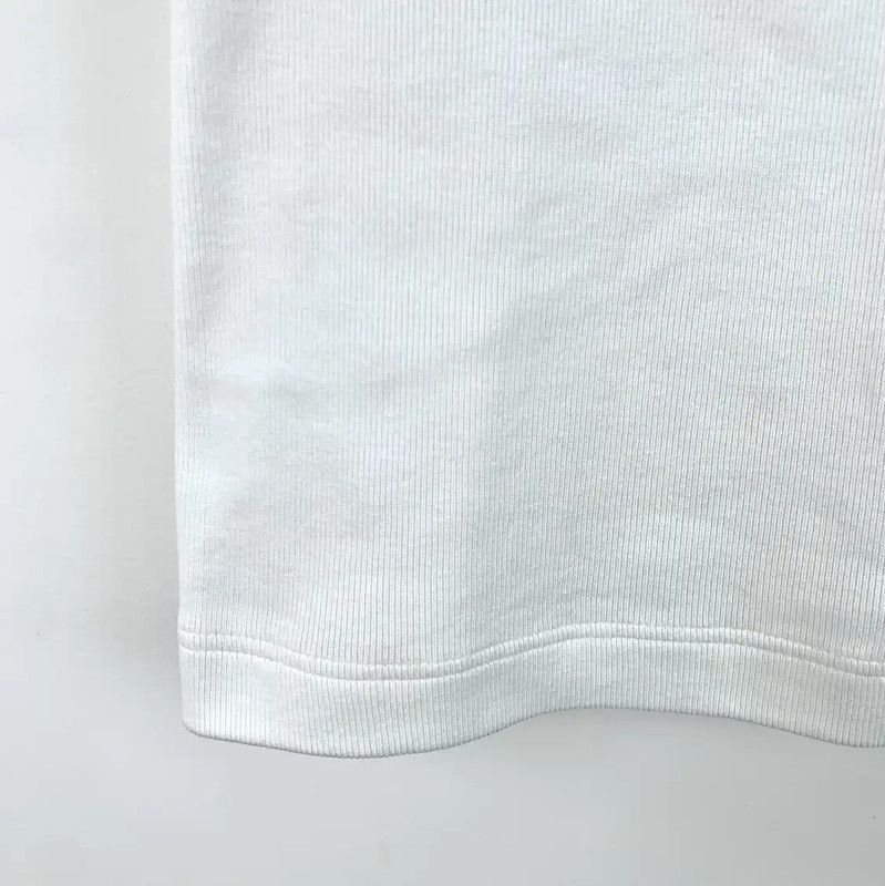 Chanel Chanel White Cotton T-Shirt with Floral Design 0089 Size XXS / US 00 / IT 34 - 5 Thumbnail