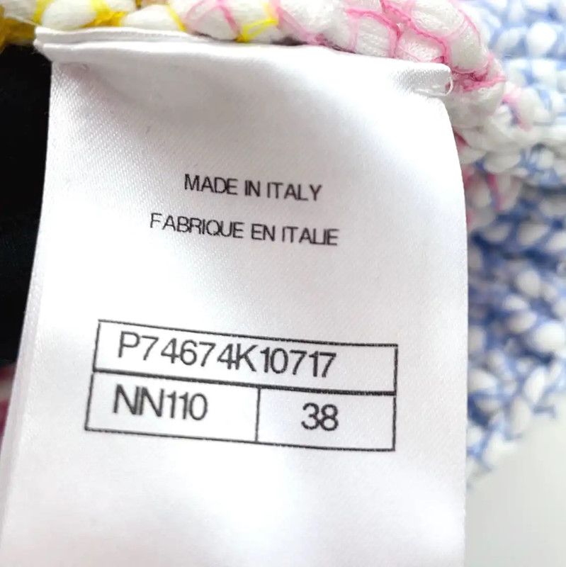 Chanel Chanel Colorful Cotton Blend Women's T-Shirt 0089 Size S / US 4 / IT 40 - 9 Thumbnail
