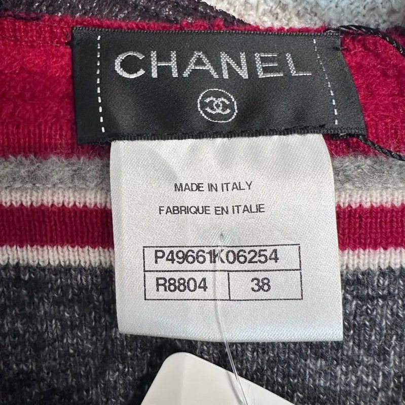Chanel Chanel M-Size Multi-Color Women's Jacket 0089 Size M / US 6-8 / IT 42-44 - 3 Thumbnail