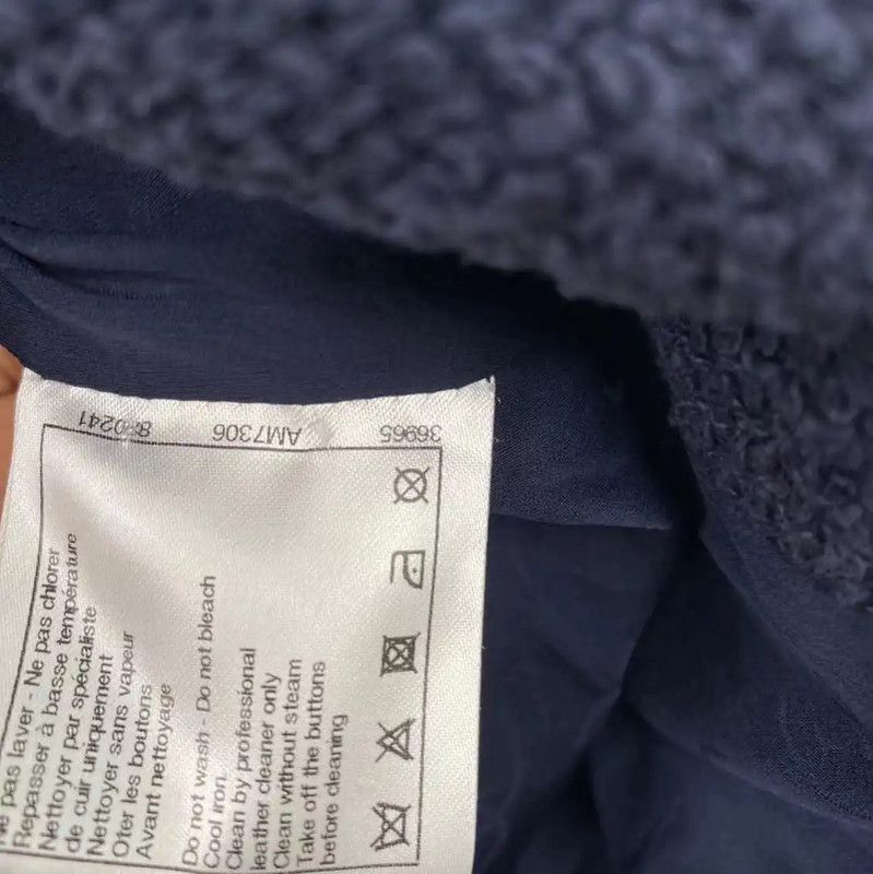 Chanel Chanel Blue Long Coat for Women 0089 Size M / US 6-8 / IT 42-44 - 5 Thumbnail