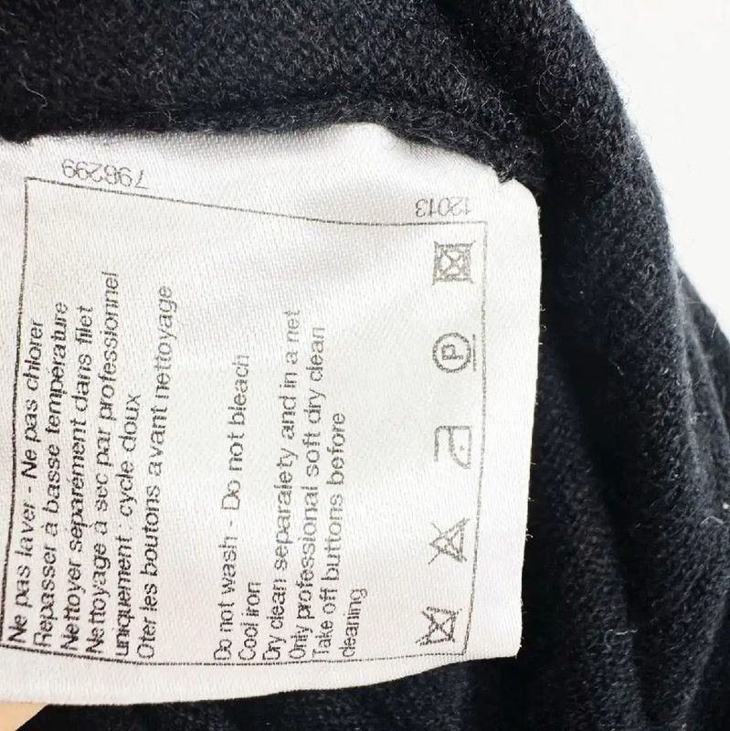 Chanel Chanel Black Cashmere Long Sleeve Dress 0089 Size M / US 6-8 / IT 42-44 - 5 Thumbnail