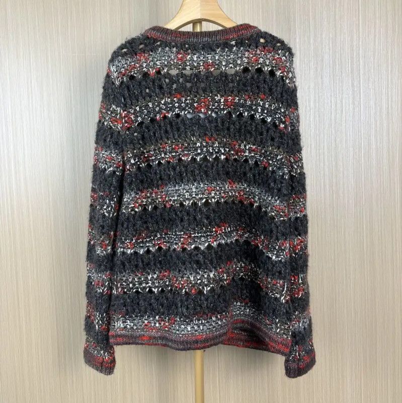 Chanel Colorblock Wool Cardigan for Women 0089