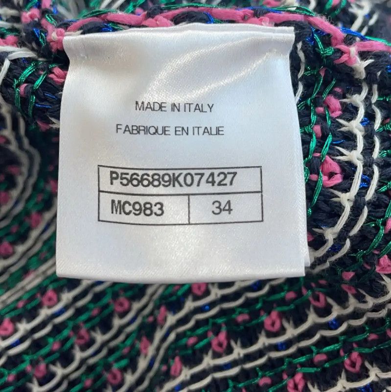 Chanel Chanel Colorful Cotton Cardigan for Women 0089 Size XS / US 0-2 / IT 36-38 - 4 Thumbnail